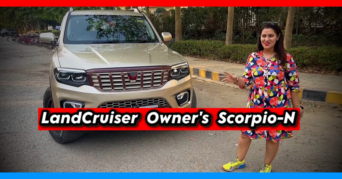 Tastefully Modified, Lady-Owned Mahindra Scorpio-N SUV Whose Other Car Is A Bentley [Video]