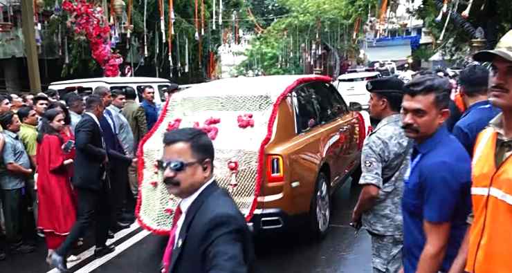 Ambani wedding Rolls Royce Cullinan