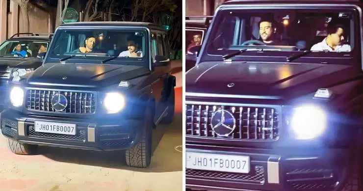 Dhoni Mercedes G63 AMG