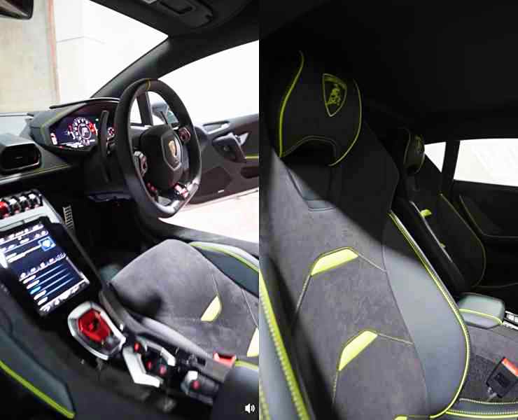 Lamborghini Huracan Sterrato interior