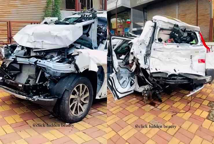 Mahindra Scorpio-N Gets Sandwiched Between 2 Trucks: Passengers Escape [Video]