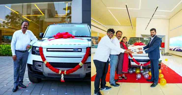 Ramesh Babu Tours and Travels Land ROver Defender 130 delivery