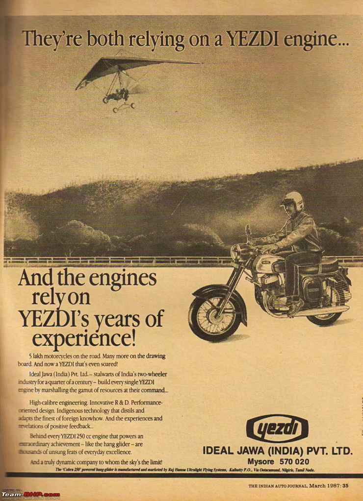 Iconic Jawa And Yezdi Ads From the 1980s and 90s: Blast From The Past