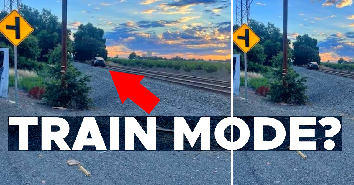 Tesla Drives Onto Active Train Tracks After Autopilot Goes Wrong [Video]