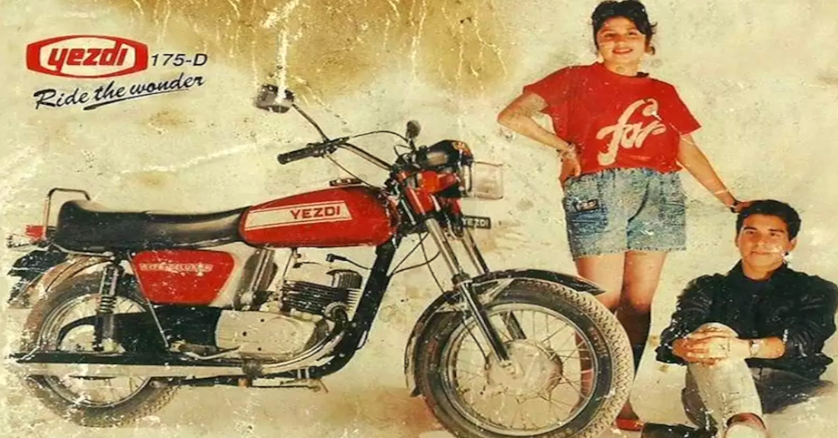 yezdi 175-d vintage motorcycle ad india