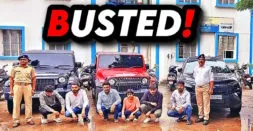 Six Arrested For Stunting Mahindra Thar And Tata Harrier SUVs On Public Roads [Video]