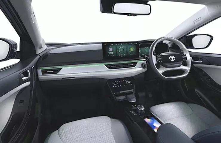 tata curvv.ev interiors