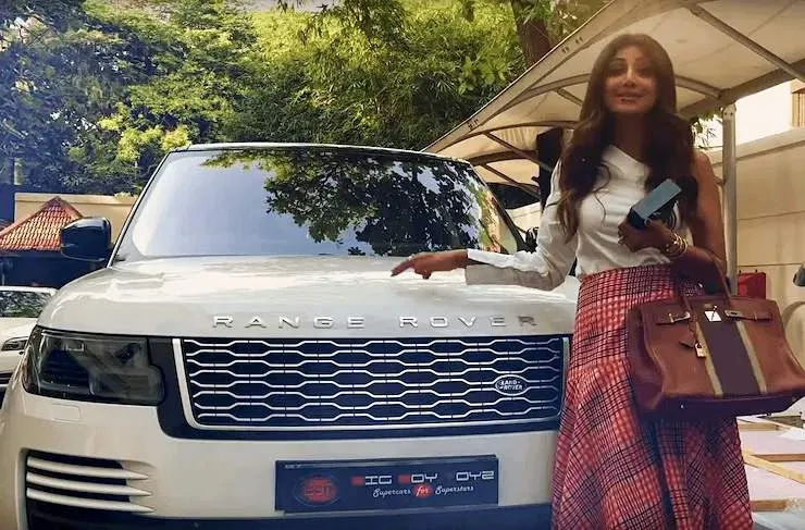 Shilpa Shetty used Range Rover Vogue