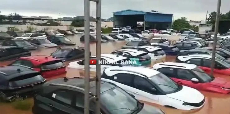 brand-new-Tata-Nexons-flooded