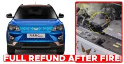 Mahindra Returns Full Price to XUV400 Electric SUV Owner After Fire