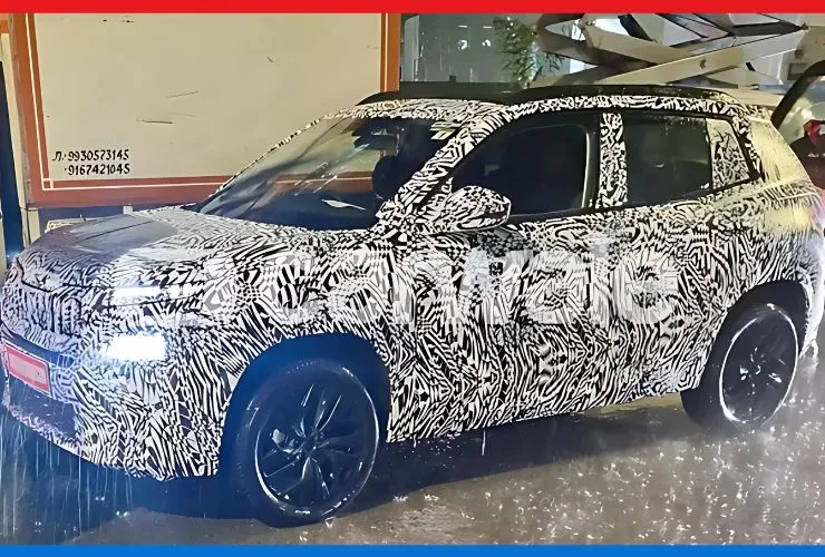 skoda kylaq spy picture (1)