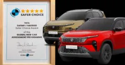 Tata Safari And Harrier Win Global NCAP 'Safer Choice' Award