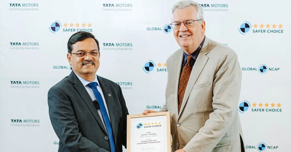 Tata Safari And Harrier Win Global NCAP ‘Safer Choice’ Award