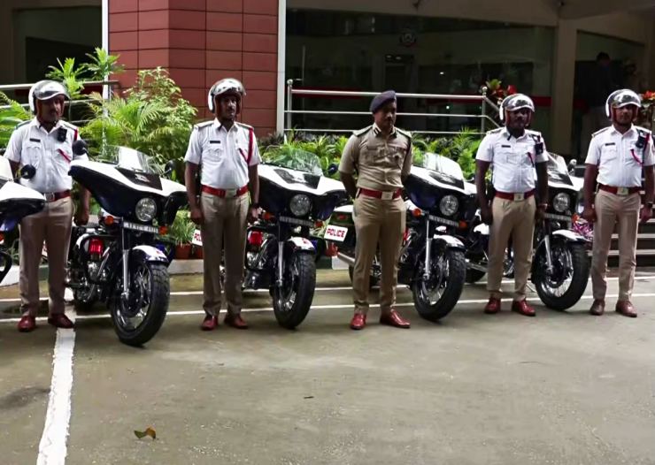 Bangalore Police custom Royal Enfield bikes