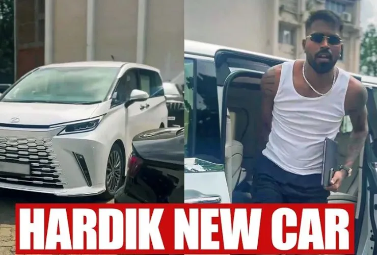 hardik pandya new lexus lm