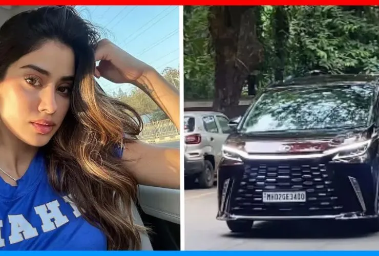 jhanvi kapoor new lexus lm