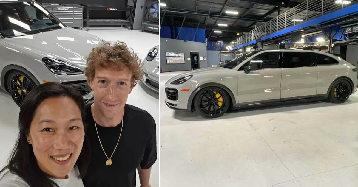 META CEO Mark Zuckerberg Gets Custom Porsche Cayenne Turbo Built For ...