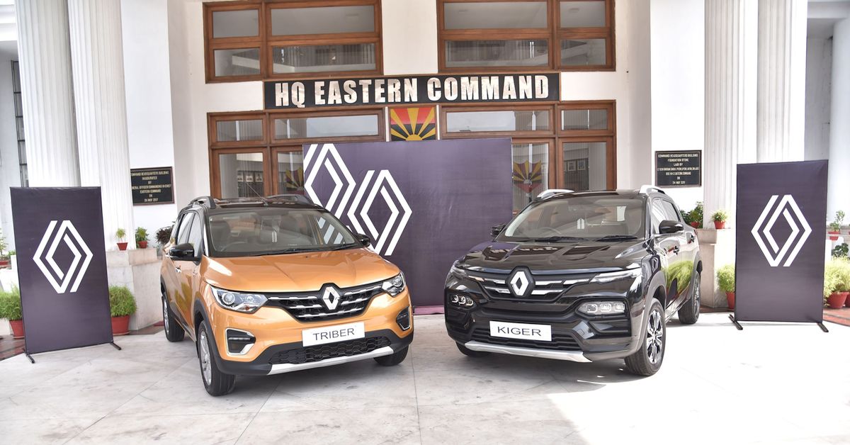 Renault Contributes Triber And Kiger To Eastern Command, Indian Army