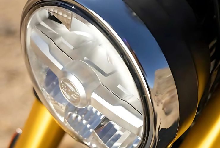 royal enfield bear 650 headlight