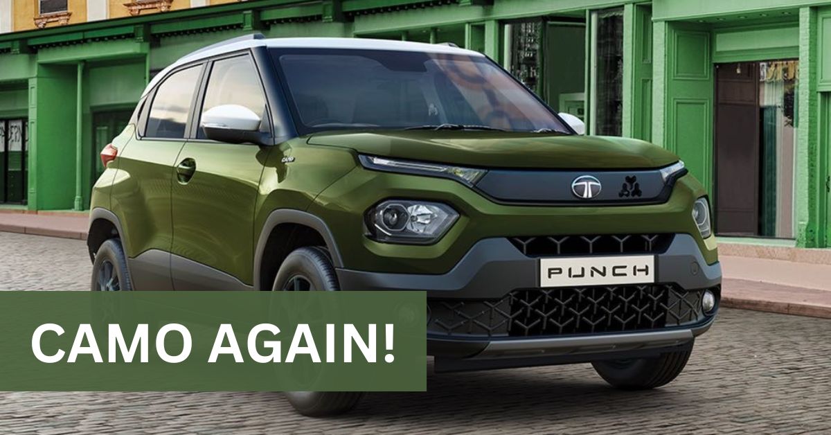 2024 Tata Punch Camo Edition Relaunched: Prices, Features, and New ...