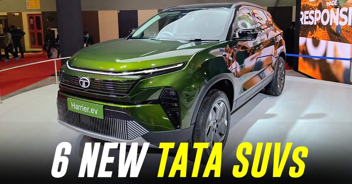 New Tata Suvs Launching In Safari Harrier And Sierra Evs And