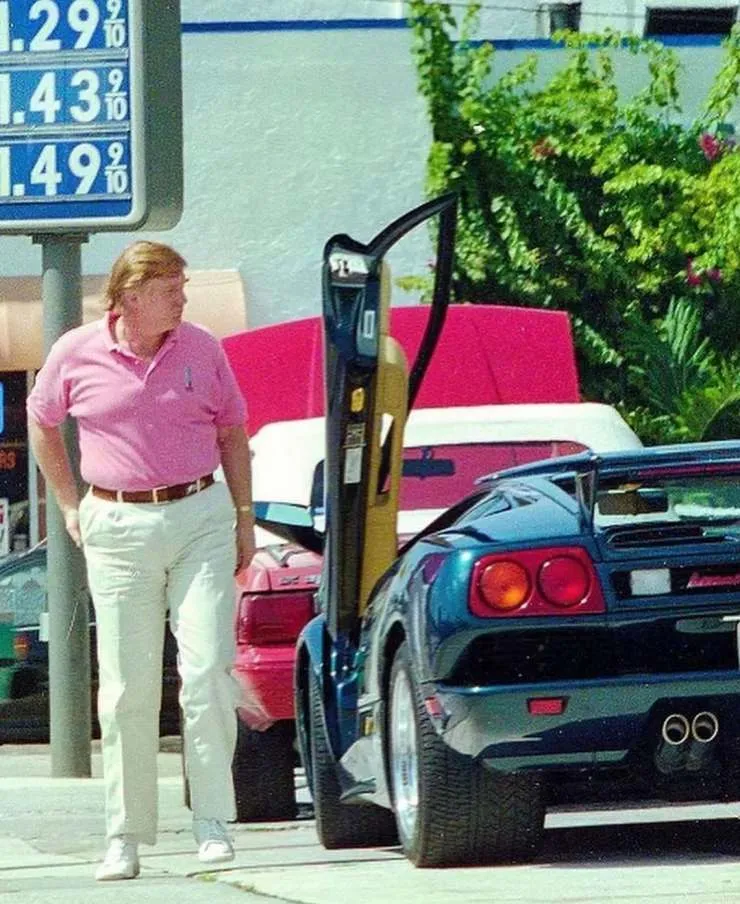 US PresidentElect Donald Trump And His Cars Blast From The Past