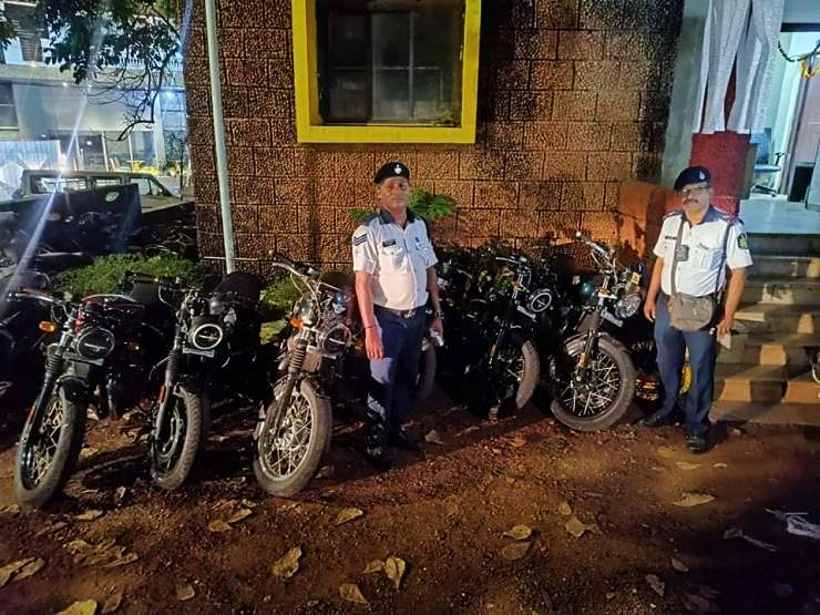 Goa Police detains 6 bikes with moded exhausts