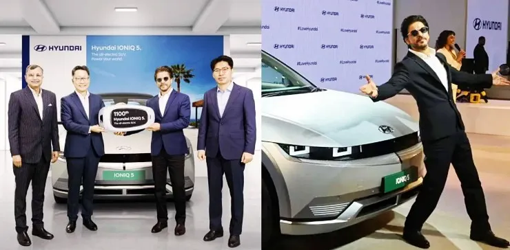 Shahrukh Khan Ioniq 5 delivery