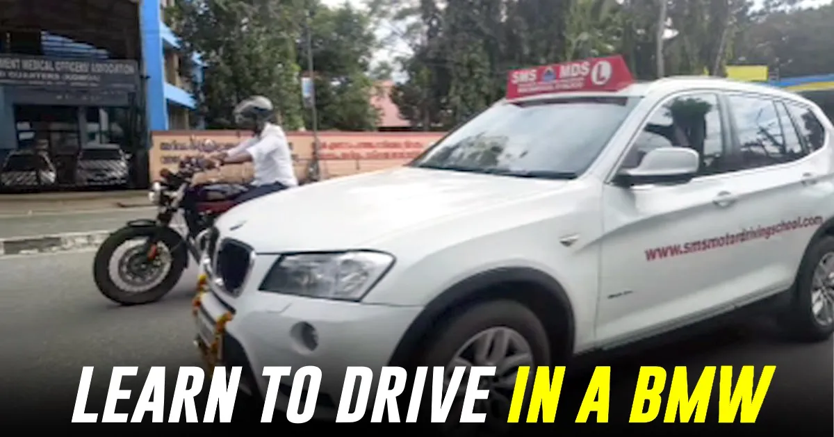 Kerala Driving School Uses BMW X3 Luxury SUV to Train Learner Drivers