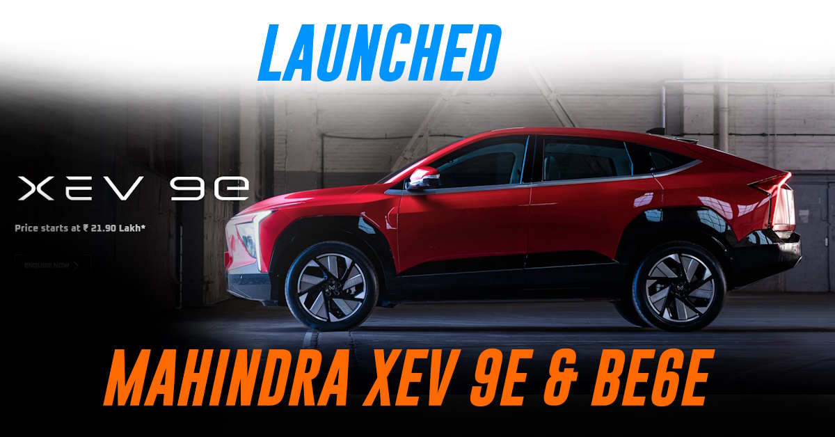 Mahindra Be 6e And Xev 9e Electric Suvs Launched At Rs 18 9 And 21 9 Lakh