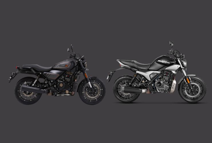 harley davidson x440 and hero mavrick 440