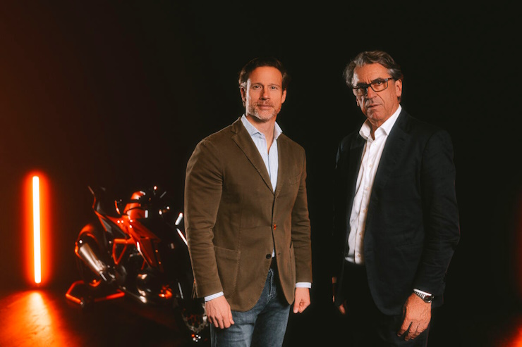 newly appointed ktm co-ceo gottfried neumeister with ktm ceo stefan pierer