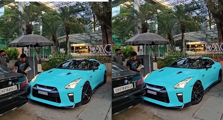 Nissan GT-R Supercar Worth Rs 2.5 Crore Crashed By A Careless Smoor ...